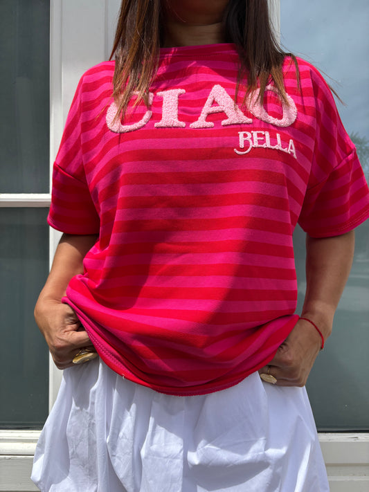 Tee-Shirt Ciao Bella Rose