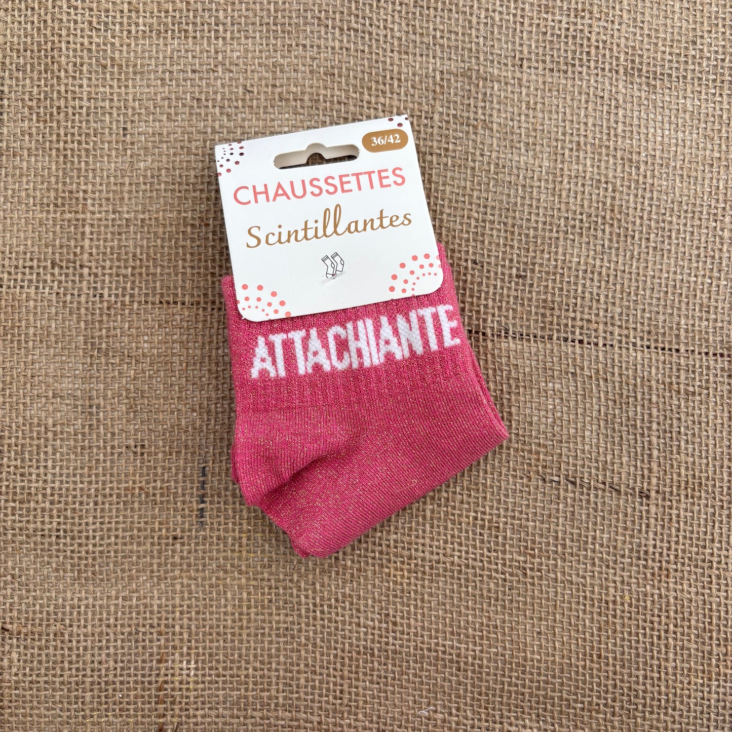 Chaussettes Scintillantes Attachiante